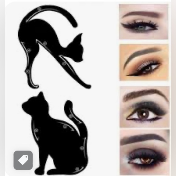 Cat Eye Line Eyeliner Stencil - Picture 3 of 6